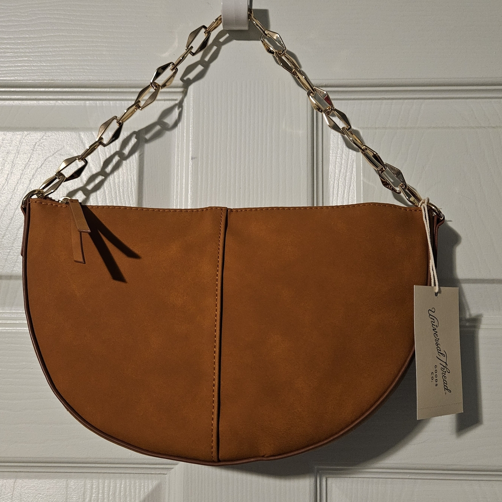 Universal Thread Brown Shoulder Bag with Chain Strap